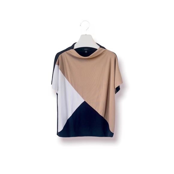 🌸New🌸 Alfani Women’s Cap Sleeve Collarless Top Sz XXL NWT - Picture 2 of 8